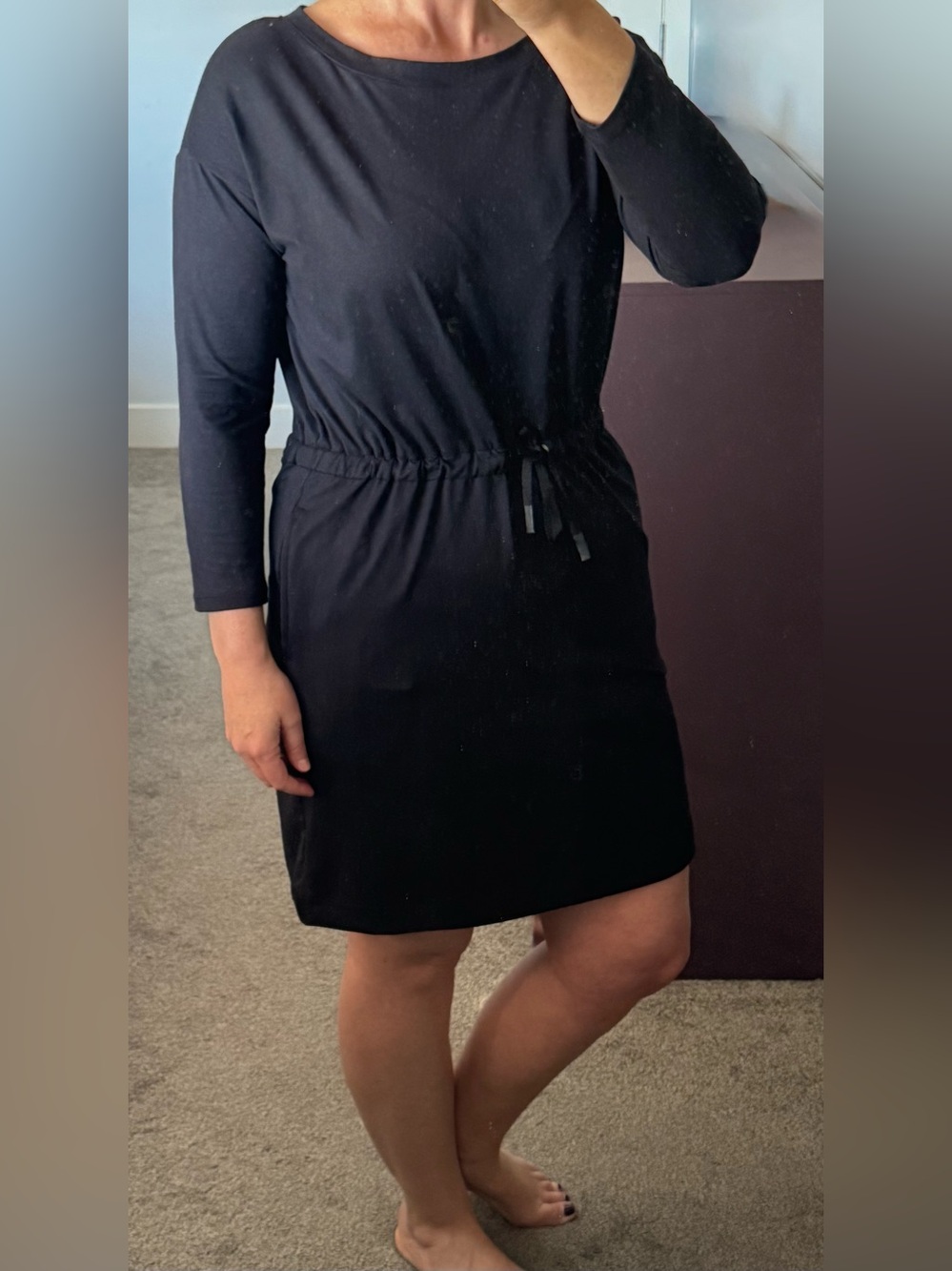 Women's Drawstring Casual Dress